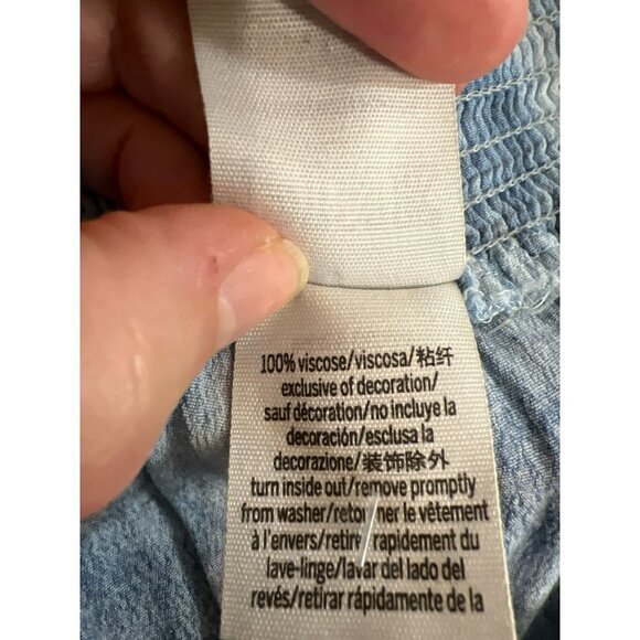 Victoria's Secret Pink Blue Tie Die Viscose Shorts XL - Picture 7 of 7